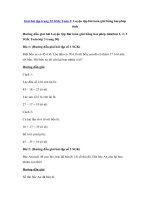 Tải Giải Toán lớp 3 trang 52: Luyện tập bài toán giải bằng hai phép tính - Giải bài tập Toán lớp 3