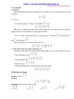 Tải Toán lớp 6 - Chuyên đề phép nhân phân số - Bài tập ôn tập Số học lớp 6