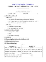 Tải Giáo án nghề Tin học văn phòng lớp 11 - Bài 17 - Các khái niệm cơ bản