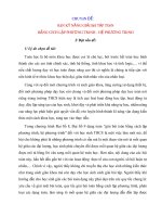 Tải Sáng kiến kinh nghiệm - Rèn kĩ năng giải bài tập toán bằng cách lập phương trình - hệ phương trình - Sáng kiến kinh nghiệm môn Toán THCS