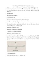 Tải Giải bài tập SBT Vật lý 12 bài 8: Giao thoa sóng - Giải bài tập SBT Vật lý 12