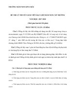 Tải Đề thi giáo viên dạy giỏi trường mầm non Sơn Châu năm 2017 - 2018 - Đề thi giáo viên dạy giỏi mầm non cấp trường