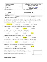 Tải Đề thi học kì 1 môn Toán lớp 4 năm học 2018 - 2019 theo Thông tư 22 - Đề kiểm tra học kì I lớp 4 môn Toán có đáp án