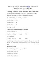 Tải Toán lớp 5 trang 45, 46: Viết các số đo khối lượng dưới dạng số thập phân - Giải bài tập Toán lớp 5