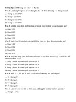 Tải Câu hỏi trắc nghiệm Lịch sử 11 bài 24 Nâng cao - Liên Xô xây dựng chủ nghĩa xã hội (1921-1941)