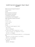 Tải Giải bài tập SBT Toán 6 bài 14: Số nguyên tố - Hợp số - Bảng số nguyên tố - Giải bài tập môn Toán Đại số lớp 6