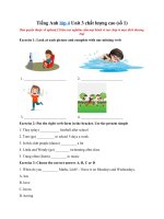 Tải Tiếng Anh lớp 4 Unit 3 chất lượng cao (số 1) - Bài tập Tiếng Anh lớp 4 Unit 3 có đáp án