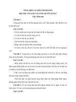 Tải Tổng hợp câu hỏi thi tình huống hội thi 