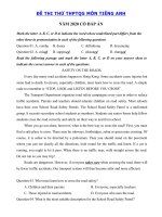 Tải Đề thi thử tốt nghiệp THPT 2020 môn Anh số 8 - Đề thi THPT Quốc Gia 2020 môn Anh có đáp án