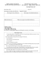 Tải Đề thi giữa học kì 1 môn Tiếng Việt lớp 4 trường tiểu học Khánh Nhạc, Ninh Bình năm 2016 - 2017 - Đề kiểm tra giữa kì 1 môn Tiếng Việt lớp 4 có đáp án