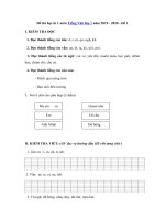 Tải Đề thi học kì 1 môn Tiếng Việt lớp 1 năm 2019 - 2020 - Đề 1 - Đề kiểm tra học kì 1 môn Tiếng Việt lớp 1