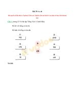 Tải Giải Vở bài tập Tiếng Việt lớp 1 trang 22 Bài 29: tr, ch - Sách Cánh Diều