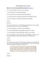 Tải Giải bài tập SBT Vật lý 11 bài 22 - Lực Lo - ren - xơ