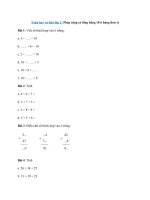 Tải Toán hay và khó lớp 2 - Phép cộng có tổng bằng 10 ở hàng đơn vị - Bài toán hay và khó lớp 2