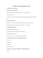 Tải Đề thi học kì 2 môn Tiếng Việt lớp 2 - Đề 8 - Đề kiểm tra học kì 2 lớp 2 môn Tiếng Việt có đáp án