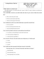 Tải Đề thi học kì 2 môn Tiếng Việt lớp 4 trường tiểu học Vĩnh Gia, An Giang năm 2015 - 2016 - Đề kiểm tra học kì II môn Tiếng Việt lớp 4 có đáp án