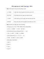 Tải Đề ôn tập học kì 1 môn Toán lớp 4 - Đề 6 - Đề kiểm tra học kì 1 lớp 4 môn Toán