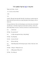 Tải Trắc nghiệm bài Lòng dân - Trắc nghiệm Tập đọc lớp 5