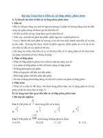 Tải Bài tập nâng cao Toán lớp 6: Hỗn số, số thập phân, phần trăm - Bài tập nâng cao Toán 6 phần Số học