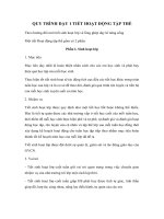 Tải Quy trình dạy một tiết Hoạt động tập thể - Tổ chức Tiết Sinh hoạt lớp