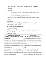 Tải Giáo án môn Tin học lớp 12 bài 44 - Bảo mật thông tin trong các hệ CSDL