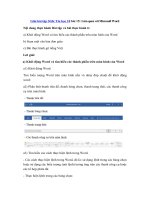 Tải Giải bài tập SGK Tin học 10 bài 15 - Làm quen với Microsoft Word