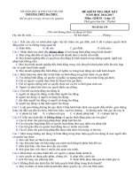 Tải Đề thi học kì 1 môn Giáo dục công dân lớp 12 trường THPT Đa Phúc, Hà Nội - Đề kiểm tra học kì I lớp 12 môn GDCD có đáp án