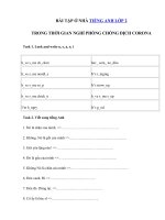 04 - Ôn tập tiếng Anh lớp 2 giữa học kì 2 có đáp án