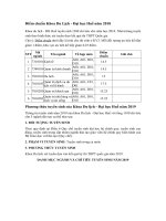 Tải Điểm chuẩn Khoa Du Lịch - Đại học Huế DHD năm 2020 - Phương thức tuyển sinh của Khoa Du lịch - Đại học Huế năm 2020