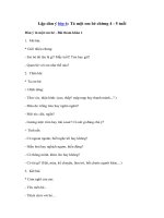 Tải Lập dàn ý Tả một em bé chừng 4 - 5 tuổi - Dàn ý chi tiết tả em bé lớp 6