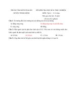 Tải Đề thi học kì 2 môn Vật lý lớp 11 Trung tâm GDTX và Hướng nghiệp huyện Thăng Bình, Quảng Nam năm học 2016 - 2017 - Đề kiểm tra học kỳ II môn Lý lớp 11 có đáp án