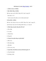 Tải Đề thi học kì 2 môn Tiếng Việt lớp 2 - Đề 2 - Đề kiểm tra học kì 2 lớp 2 môn Tiếng Việt có đáp án