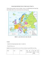 Tải Giải bài tập SGK Địa lí 5 bài 21: Một số nước ở Châu Âu - Giải bài tập môn Địa lý lớp 5 tập 2