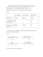 Tải Giải bài tập SGK Khoa học 4 bài 55, 56: Ôn tập vật chất và năng lượng - Giải bài tập môn Khoa học lớp 4 tập 2
