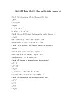 Tải Giải bài tập SBT Toán 6 bài 8: Chia hai lũy thừa cùng cơ số - Giải bài tập môn Toán Đại số lớp 6