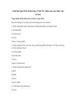 Tải Giải bài tập SGK Khoa học 5 bài 52: Sự sinh sản của thực vật có hoa - Giải bài tập môn Khoa học lớp 5 tập 2