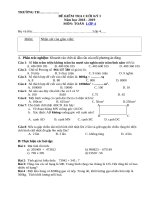 Tải Đề thi học kì 1 môn Toán lớp 4 năm học 2018 - 2019 - Đề 3 - Đề kiểm tra học kì 1 môn Toán lớp 4 có đáp án