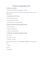 Tải Đề thi học kì 2 môn Tiếng Việt lớp 2 - Đề 13 - Đề kiểm tra học kì 2 lớp 2 môn Tiếng Việt có đáp án