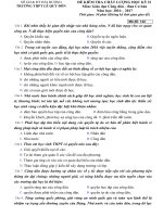 Tải Đề thi học kì 2 môn GDCD lớp 12 trường THPT Lê Qúy Đôn, Hải Dương năm học 2016 - 2017 - Đề kiểm tra học kỳ II môn GDCD lớp 12