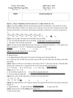 Tải Đề kiểm tra 45 phút học kì 2 môn Vật lý lớp 11 trường THPT Phan Ngọc Hiển, Cà Mau năm học 2014 - 2015 - Đề kiểm tra 1 tiết môn Địa lớp 11 có đáp án