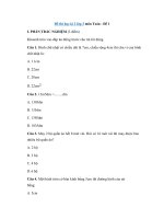 Tải Đề thi học kì 2 lớp 3 môn Toán - Đề 1 - Đề Toán lớp 3 học kì 2