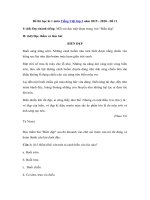 Tải Đề thi học kì 1 môn Tiếng Việt lớp 3 năm 2019 - 2020 - Đề 11 - Đề kiểm tra học kì 1 lớp 3 môn Tiếng Việt có đáp án