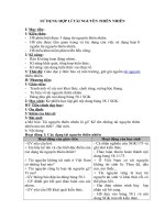 Tải Giáo án môn Sinh học lớp 9 bài 60 - Sử dụng hợp lí tài nguyên thiên nhiên