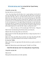 Tải Đề thi thử THPT Quốc gia năm 2020 môn Văn trường ĐH Ngoại thương - Đề thi thử đại học môn Văn 2020 có đáp án