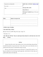 Tải Đề thi học kì 1 môn Tiếng Việt lớp 2 năm 2018 - 2019 - Số 2 - Đề kiểm tra học kì 1 Tiếng Việt 2 theo Thông tư 22 có đáp án