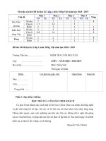 Tải Đề thi học kì 2 lớp 1 môn Tiếng Việt năm học 2018 - 2019 - Đề thi môn Tiếng Việt lớp 1 học kỳ 2 theo Thông tư 22 có đáp án