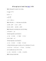 Tải Đề ôn thi học kì 2 môn Toán lớp 5 - Đề 6 - Đề kiểm tra học kì 2 lớp 5 môn Toán