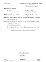 Tải Đề thi khảo sát chất lượng đầu năm lớp 6 môn Toán năm 2020 - 2021 - Đề khảo sát chất lượng đầu năm lớp 6 (Có đáp án)