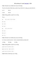 Tải Đề ôn thi học kì 1 môn Toán lớp 3 - Đề 8 - Đề ôn tập học kì 1 môn Toán lớp 3