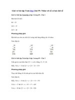 Tải Giải vở bài tập Toán 4 bài 59: Nhân với số có hai chữ số trang 69 - Giải vở bài tập Toán 4 tập 1